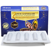 Крем-карандаш прополисный (свечи универсальные) с экстрактами трав Мультикомплекс, Жива, 10 шт — компания «МагазинВитамин» Крем-карандаш прополисный (свечи универсальные) с экстрактами трав Мультикомплекс, Жива, 10 шт — «МагазинВитамин»